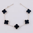 Modular Classic Link Bracelet Clover 7g / 7 1/2 in - 6 3/4 in / 1.9mm Silver 925