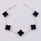 Modular Classic Link Bracelet Clover 7g / 7 1/2 in - 6 3/4 in / 1.9mm Silver 925