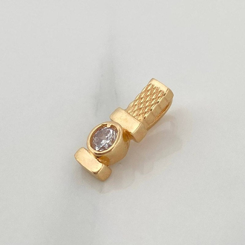 Dije Amuleto Malla 1.35gr / 1/2 in / Oro Amarillo 18K &