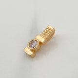 Dije Amuleto Malla 1.35gr / 1/2 in / Oro Amarillo 18K &