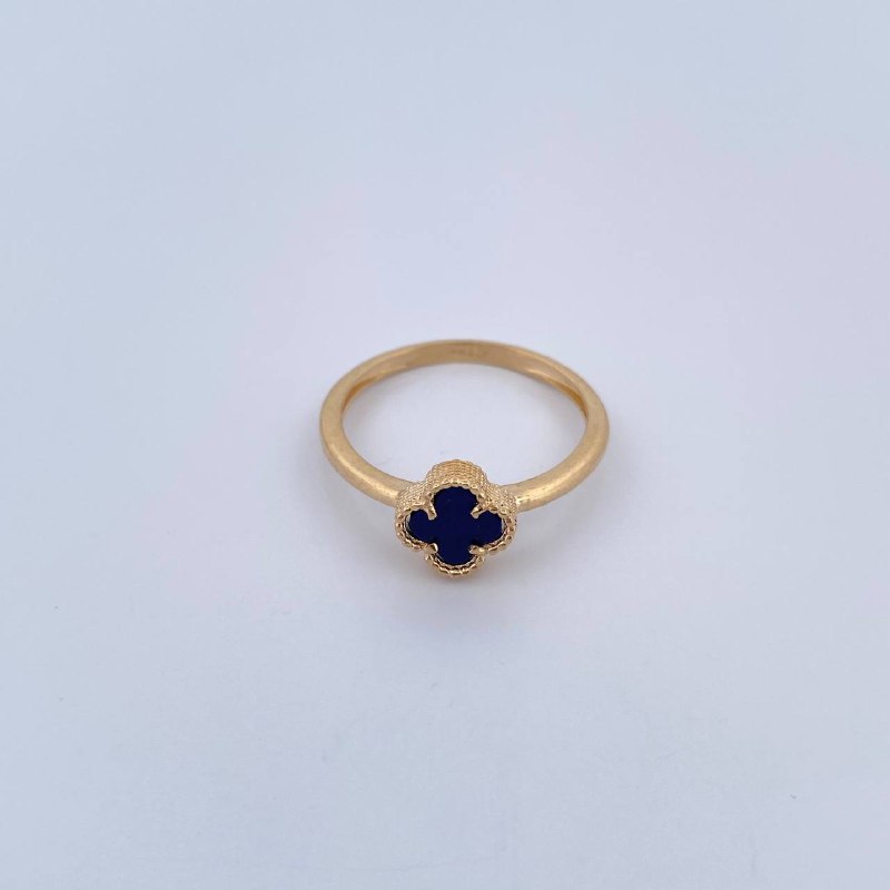 Anillo Trebol 2.25gr / T7 1/4 / Oro 18K &