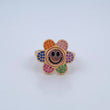 Anillo Trebol Cara Feliz 5.1gr / T6 3/4 / Oro 18K $