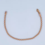 Military Bracelet 5.45gr / 19cm / 18K Rose Gold &