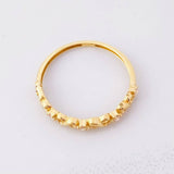 Anillo Infinito Intercalado 0.95g / T5 1/4 Oro Amarillo 18K
