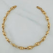 Pulso Rustico Burbujas 5.1 g / 8 in / 4.45 mm Oro Amarillo 18K