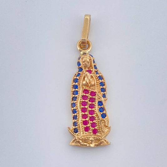 Dije Virgen De Guadalupe 1.8gr / 1 in / Oro Amarillo 18K &