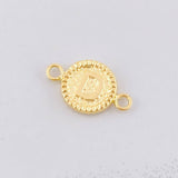 Herraje Circulo Letra D 0.55g / 3/4 in Oro Amarillo 18K