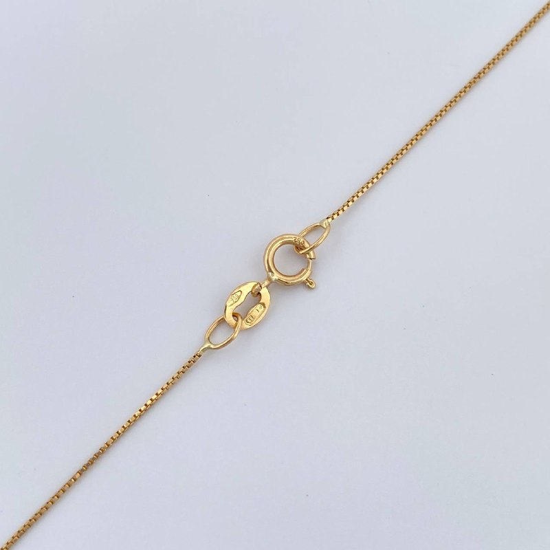 Venetian Chain and Pendant Set + Virgin of Carmen 1.85gr / 18K Gold $