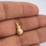 Pendant Money Bag 0.45gr / 3/4 in / 18K Yellow Gold &