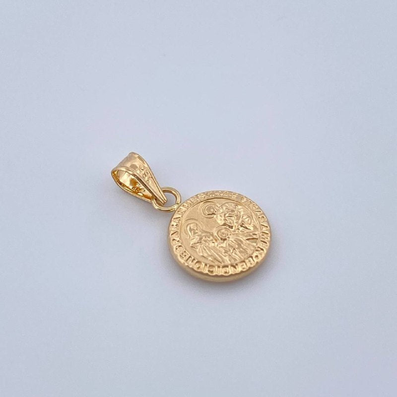 Pendant Holy Family 0.5gr / 0.8in / 18K Gold +0$