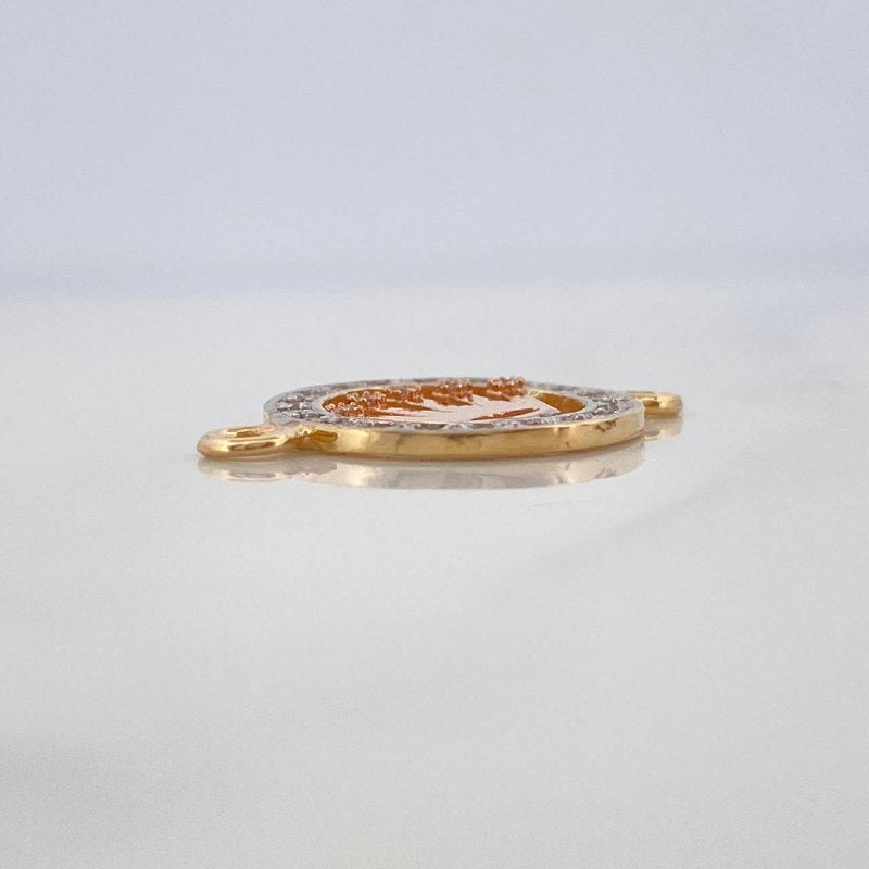 Herraje Corona 1.7 g / 3/4 in Tres Oros 18K