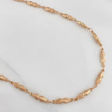 Cadena Rustica Dubai 15.3 g / 27 in / 4.15 mm Oro Rosa 18K