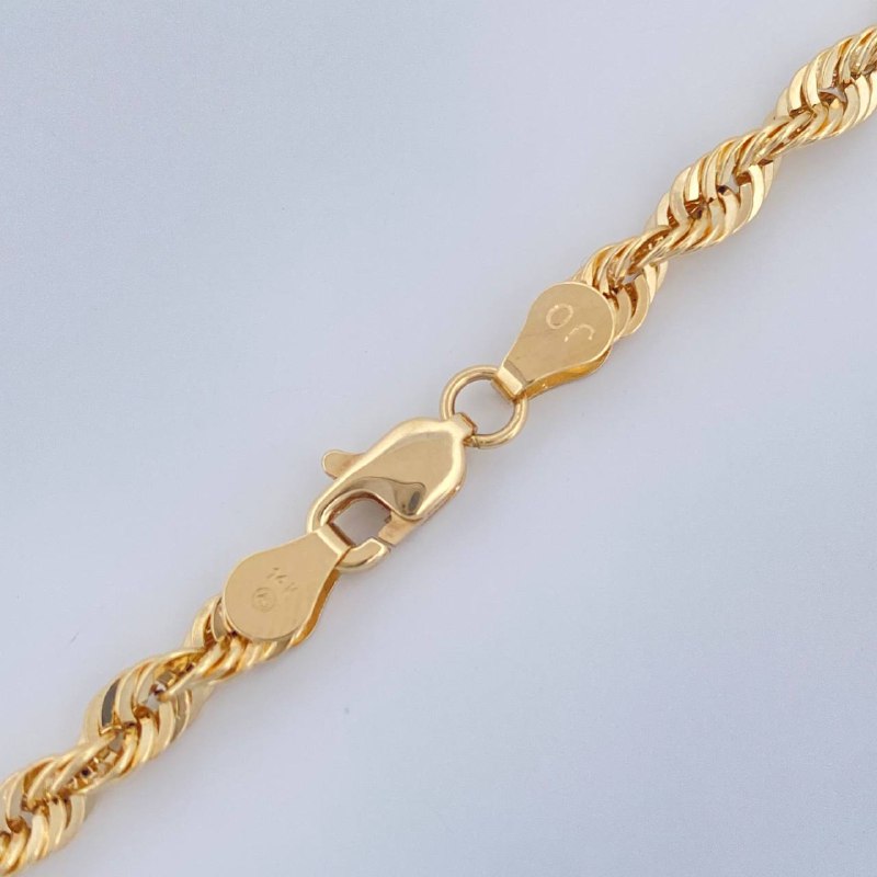 Cadena Lazo 9.1gr / 28 in / Oro Amarillo +3 14K Italy $