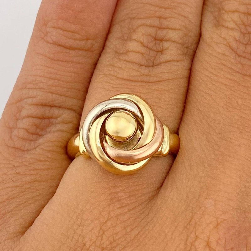 Anillo Helice 3.9 g / T4 1/2 Tres Oros 18K