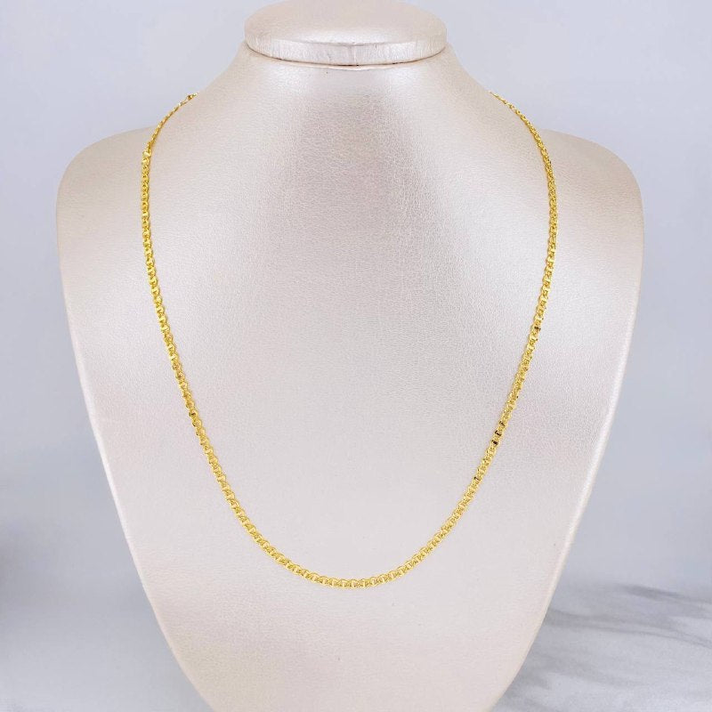 Flat Mariner Chain 2.8g / 20 in / 2.75mm 18K Yellow Gold