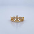 Crown Ring 2.85gr / Size 7 / 18K Gold &