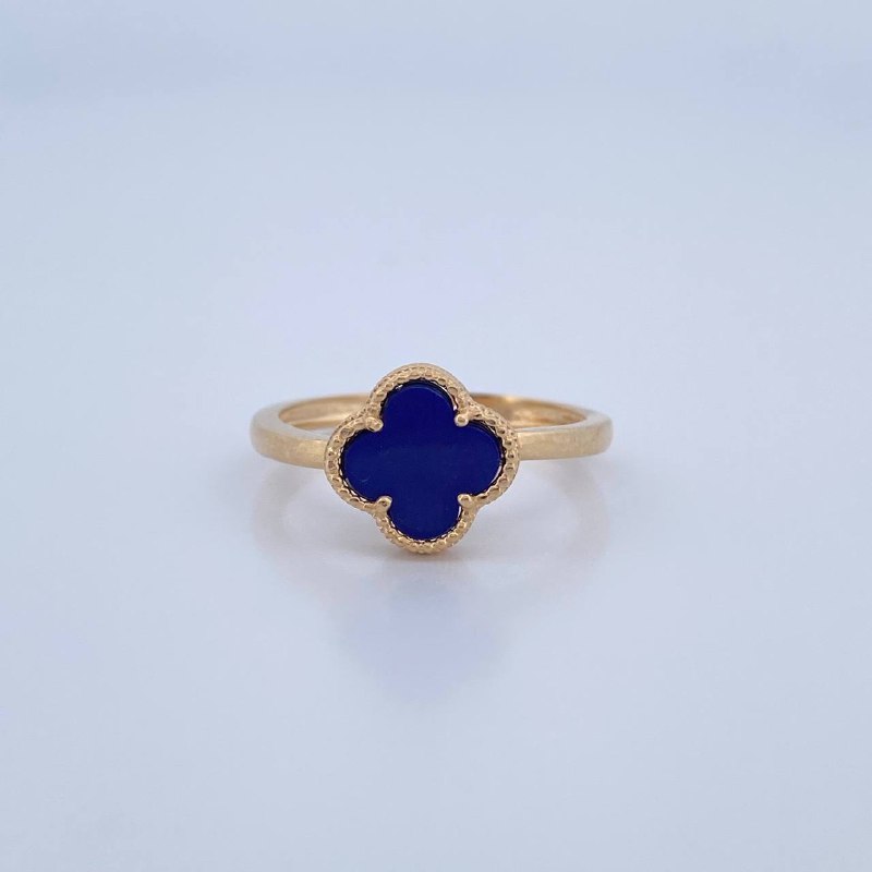 Anillo Trebol 2.8gr / T7 1/4 / Oro 18K &