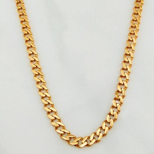 Cuban Links 15.85 g / 24 1/4 in / 4.4 mm 18K Yellow Gold