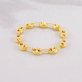 Anillo GC Diamantado 0.95g / T10 3/4 Oro Amarillo 18K