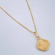 Set Cadena y Dije Veneciana + Virgen Milagrosa 1.35gr / Oro Amarillo 18K (Oferta) $