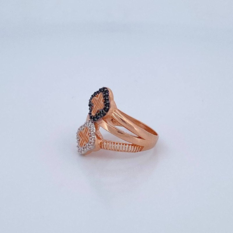 Anillo Trebol  3.8gr / T6 / Oro 18K $