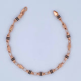 Rustic Barrel Bracelet 4.3gr / 8.3in / 18K Gold &