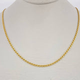 Flat Mariner Chain 1.95gr / 17.7in / 18K Gold +3 $