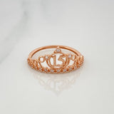 Ring 15'S Crown 1.75 g / T6 1/2 Rose Gold 18K