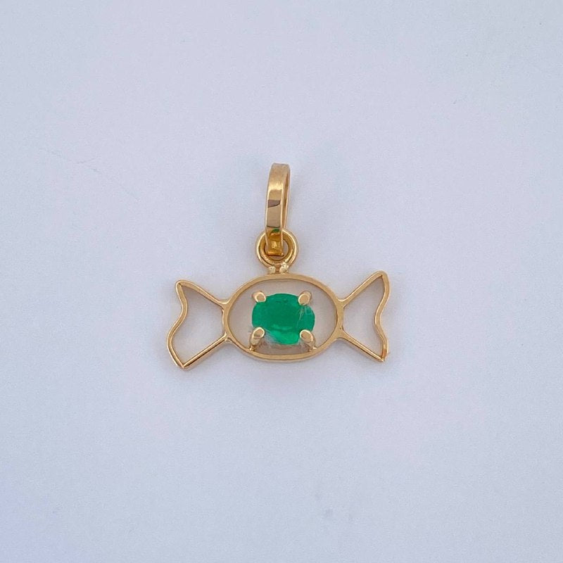 Pendant Candy Silhouette 0.5gr / 1/2 in / 18K Gold