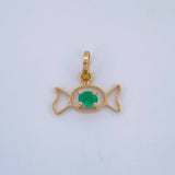 Pendant Candy Silhouette 0.5gr / 1/2 in / 18K Gold