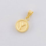 Dije Circulo Letra Y 0.4g / 1/2 in Oro Amarillo 18K