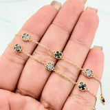 Clover Bracelet Classic Link 3.2 g / 8 1/2 in / 4 mm Yellow Gold 18K