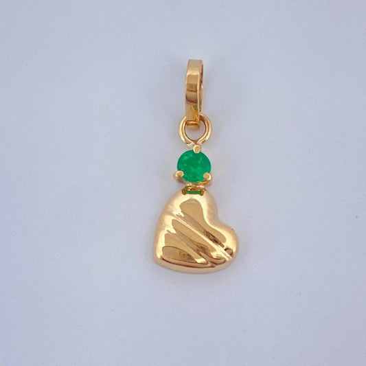 Dije Figura Corazon 0.35gr / 3/4 in / Oro Amarillo 18K $