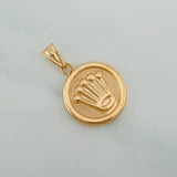 Pendant Crown 1.15gr / 1 in / 18K Yellow Gold %