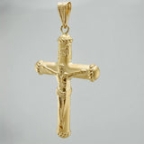 Dije Cruz Cristo 5 g / 2 1/2 in Oro Amarillo 18K