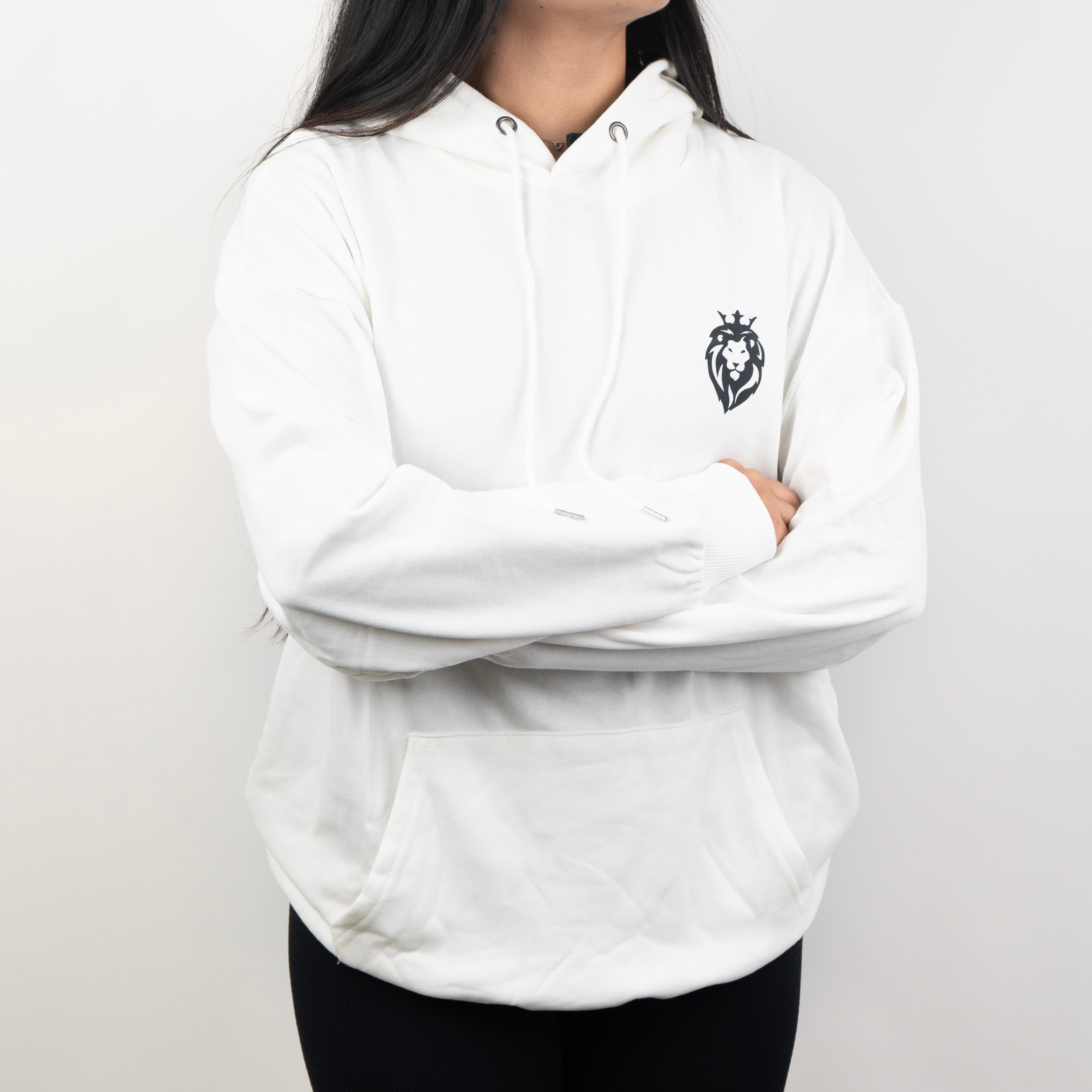 Buzo hoodie Gold Lovers blanco
