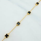 Pulso Trebol Aro Seguido 3.2 g / 8 1/2 in / 4.8 mm Oro Amarillo 18K