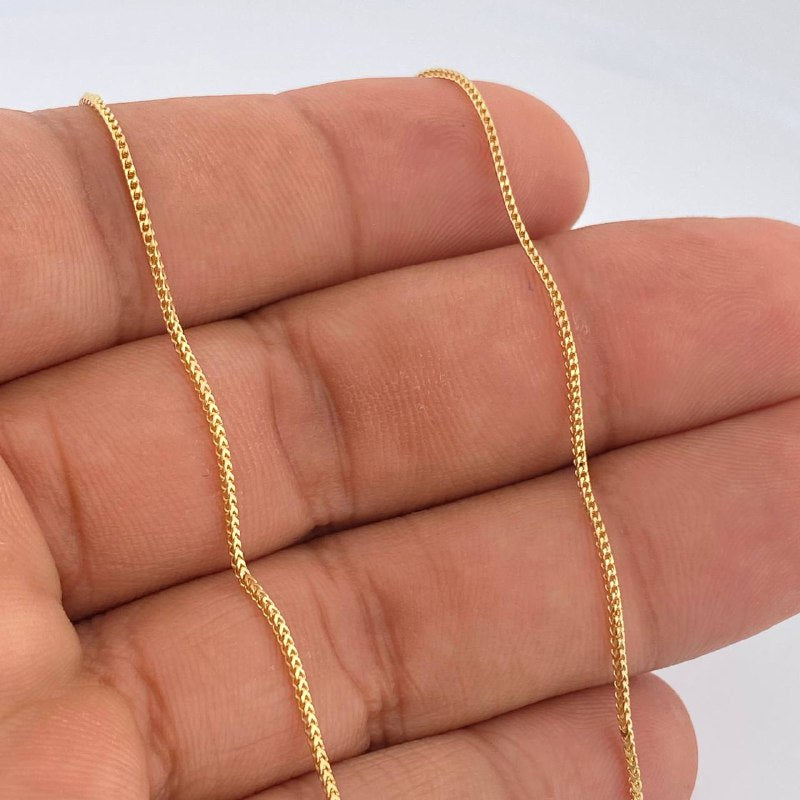 Cadena Franco Especial 4gr / 23 3/4 in / Oro Amarillo +3 18K %