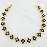 Clover Bracelet 16.1 g / 7 3/4 in / 7.6 mm Yellow Gold 18K
