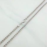 Cadena Ice 15.75 g / 23 3/4 in / 2.35 mm Oro Blanco 18K