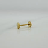 Flat Circle Piercing 0.45 g / 1/2 in 18K Yellow Gold