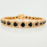 Pulso Tennis 24.05 g / 7 1/4 in / 6.7 mm Oro Amarillo 18K