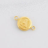 Herraje Circulo Letra A 0.4g / 1/2 in Oro Amarillo 18K
