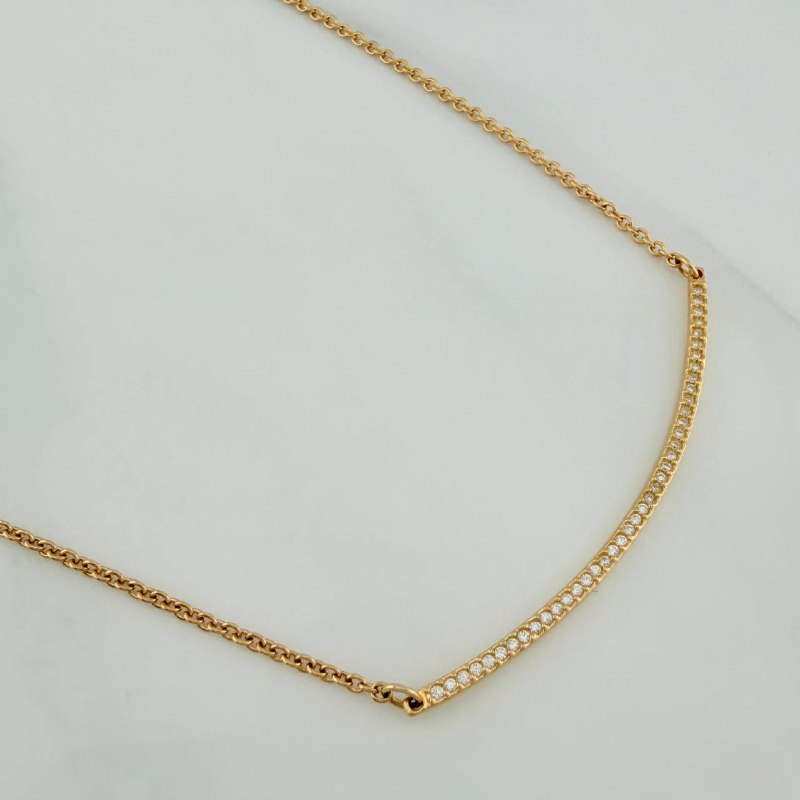Half Moon Chain Classic Link 4.1gr / 17 1/2 in / Yellow Gold Nac.Esp. 18K $