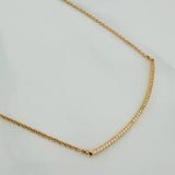 Half Moon Chain Classic Link 4.1gr / 17 1/2 in / Yellow Gold Nac.Esp. 18K $