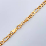 Cadena Figaro 9.55gr / 60cm / Oro Amarillo +1 18K $