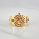 Ring Correa Crown 6.45 g / T9 1/2 Three Golds 18K