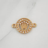 Charm Corona 1.25 g / 3/4 in Yellow Gold 18K