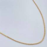 Cadena Militar 2.45gr / 24 1/4 in / Oro Amarillo +3 18K %