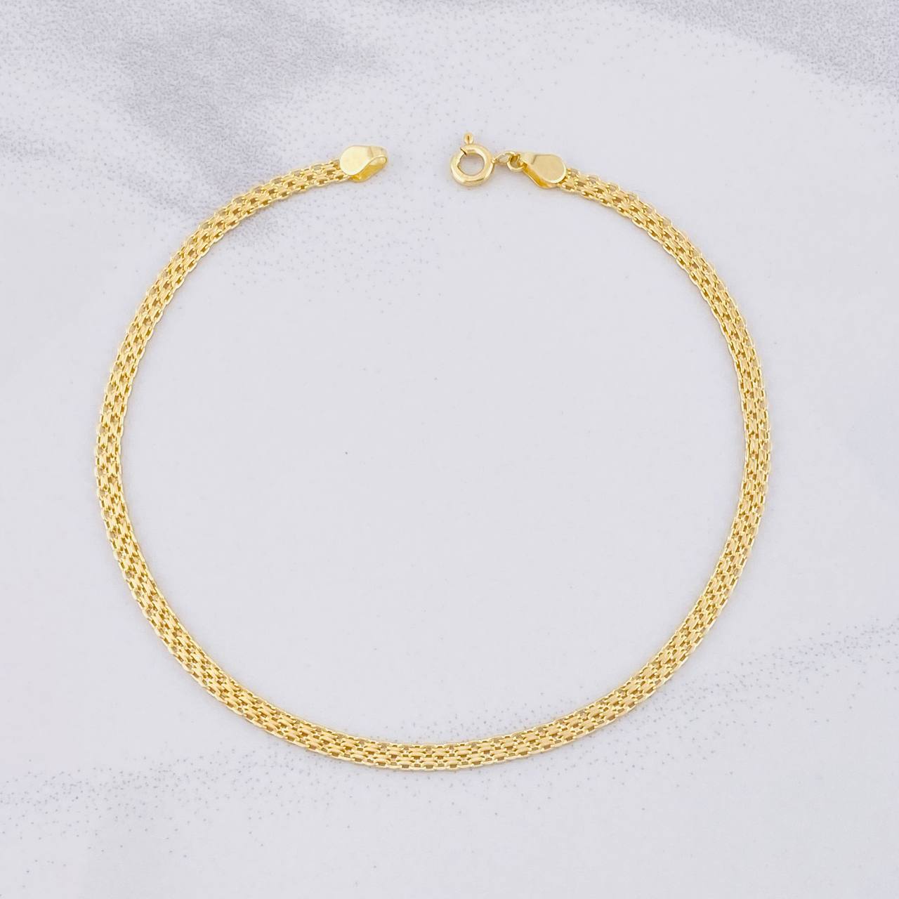 Bismark Bracelet 1.6g / 8 1/4 in / 2.7mm Yellow Gold 18K